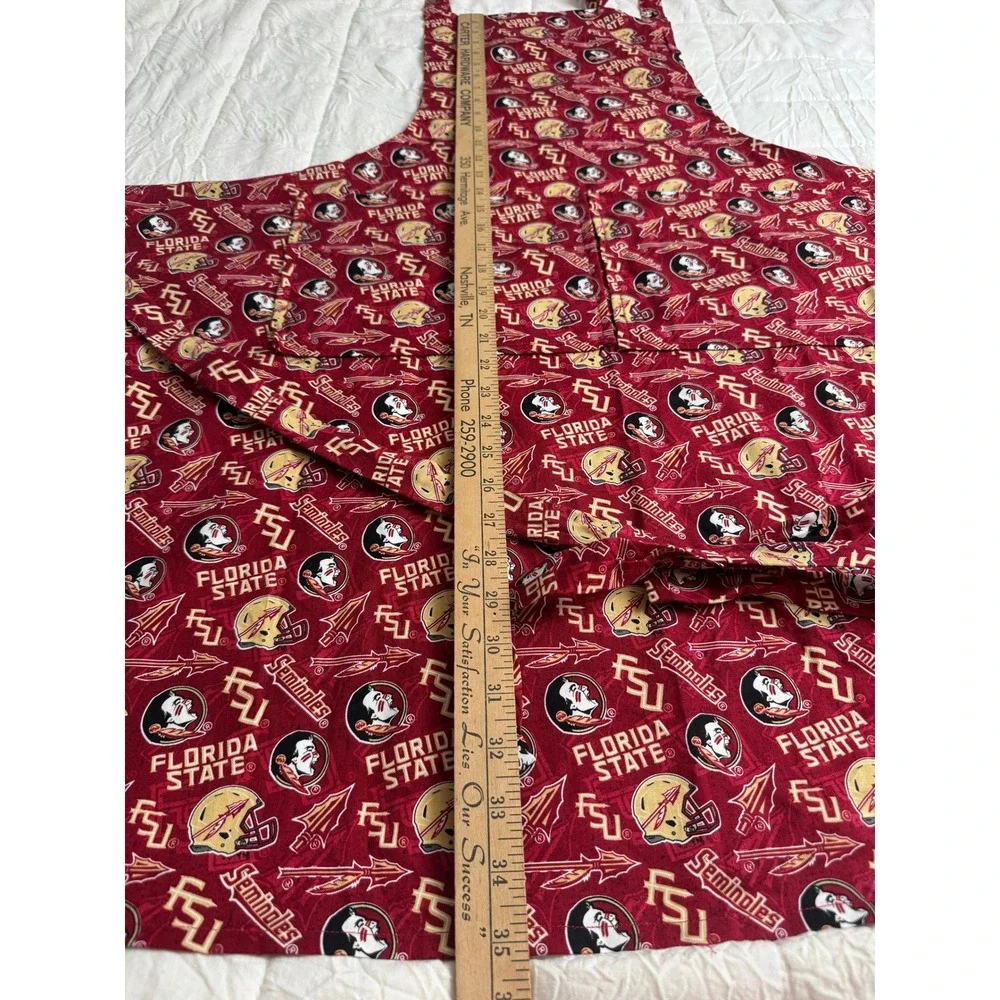 Florida State Seminoles FSU NCAA Garnet All Over Print Kitchen Tailgate Apron